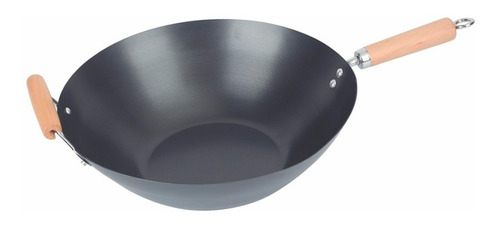 Sarten Wok Con Mango Y Asa Cuori Carbone 35 Cm Fama