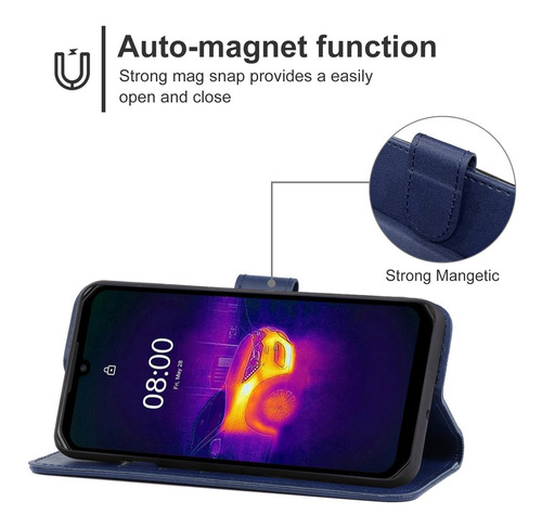 Imagen 4 de 6 de Funda Para Ulefone Armor 11t 5g/11 5g Azul
