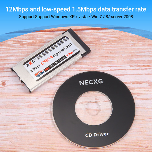 Tarjeta Express Usb 3.0 Doble De Alta Velocidad De 2 Puertos