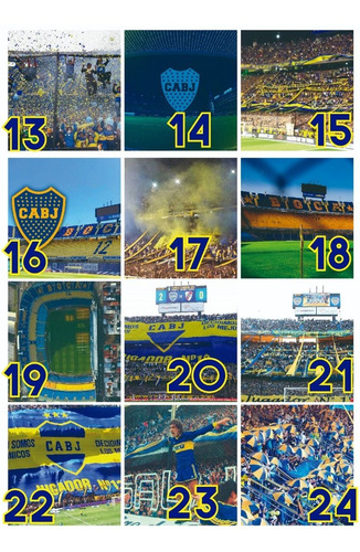 Vinilo Decorativo Para Pared Fotomural Boca Juniors 150x245 Azul