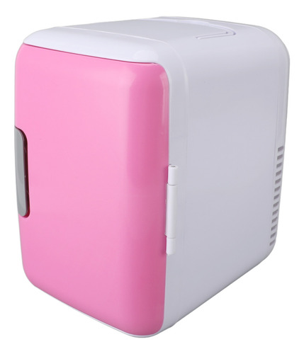 Minirefrigerador Rosa, Enfriador Y Calentador De 4 Litros