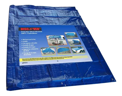 Toldo Multiuso Polietileno Trama 10x10 3.47x 5.97 M Discover