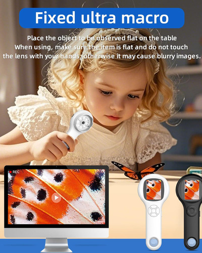 Microscope For Kids, Educational Science Kit Toys Handhel...