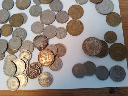 Lote Antiguas Monedas Argentinas 570 Grs Años 20 A 70 Lote 3