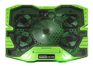 Cooler Para Notebook Warrior Ac292 Zelda 5 Ventoinhas Verde