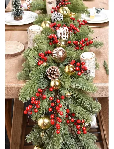 Dearhouse 6ft Artificial Pine Christmas Garland Winter Green