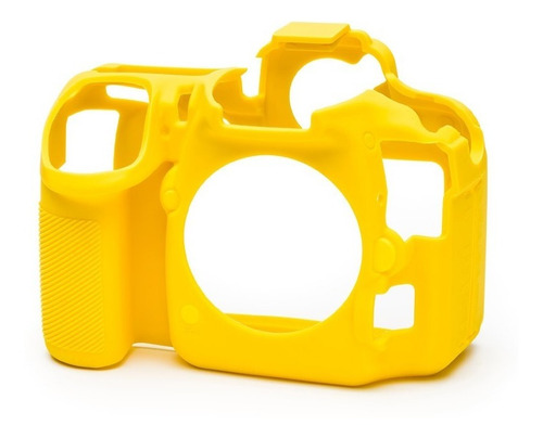 Carcasa Silicon Easycover Amarillo Nikon D500 + Mica Lcd