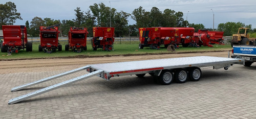 Trailer Temared Carplataform 2700 Kg 6.20 Mts 3 Ejes C/freno