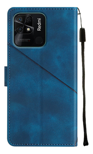 ( Funda Tipo Cartera Con Tapa En Relieve Para Xiaomi Redmi 10c