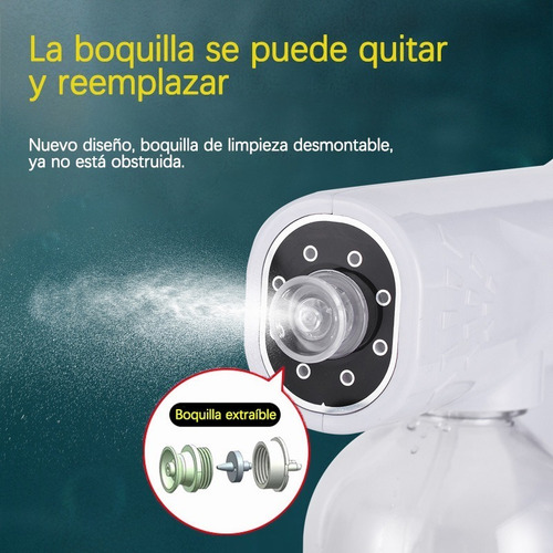 Imagen 3 de 10 de Pistola Sanitizante Alta Calidad Con Boquilla Reemplazable