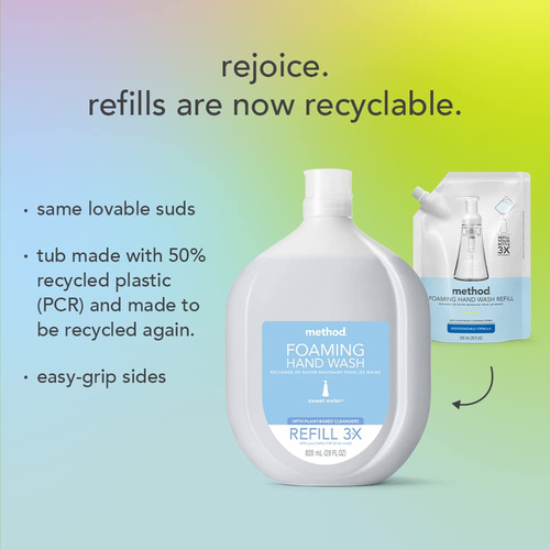 Foaming Hand Soap Refill Method French Lavender 800mlx4