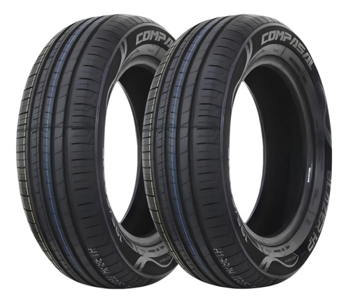 Kit 2 Pneu 195/70r14 91h Compasal Blazer Hp Xl