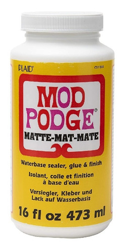 Mod Podge Matte - Pegamento Y Sellador Mate (473ml) 16oz