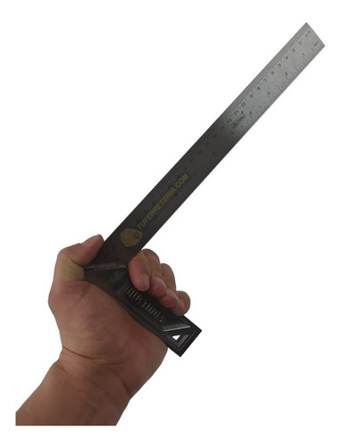 Imagen 2 de 8 de Escuadra Metálica Para Carpintería Ecf12u Uyustools