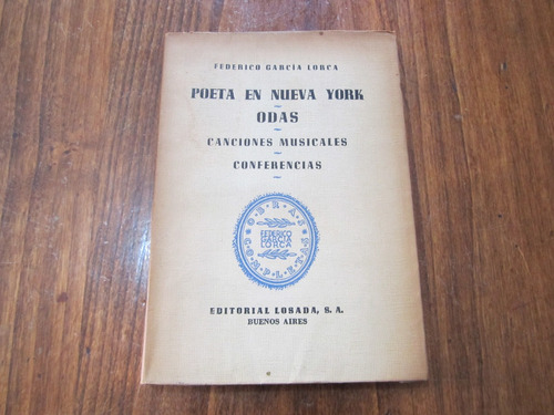 Obras Completas 7 - Federico Garcia Lorca - Ed: Losada 