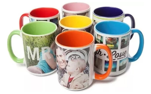 Taza De Color  Personalizada Sublimada Diseños Bola8