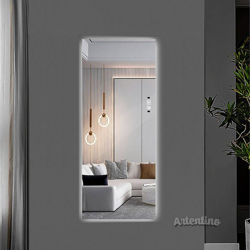 Lampara Luz Led Pared Espejo Baño 80x60 Rectangular Moderno