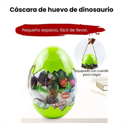 Juego Set De Dinosaurios Surtidos En Huevo Gigante - Otec