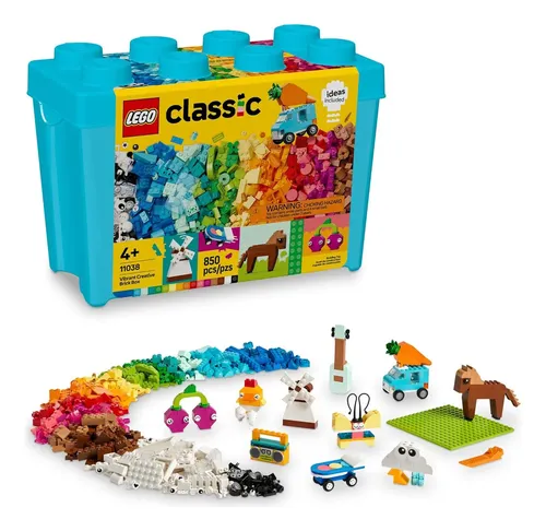 蒼 Caixa Criativa Lego Classic Vibrant 11038 Conjunto De Pecas