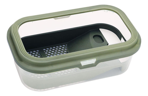 Turtle Tank Aquarium Carrier La Tamaño Verde M Tamaño