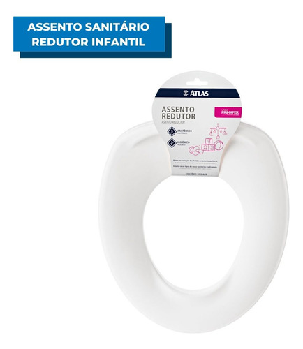 Asiento de inodoro reductor Troninho de plástico para niños