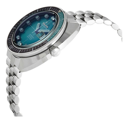 Relógio Bulova Oceanografo Masculino 96b322 Automático Verde