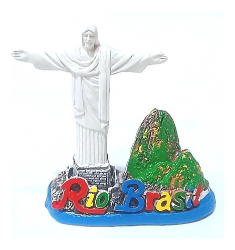 Cristo Redentor Corcovado Pão De Açúcar 7cm Souvenir Brasil