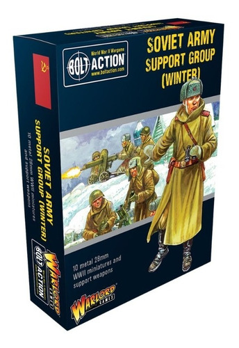 Grupo De Soporte Rusos(invierno) Bolt Action 1/56 28mm 