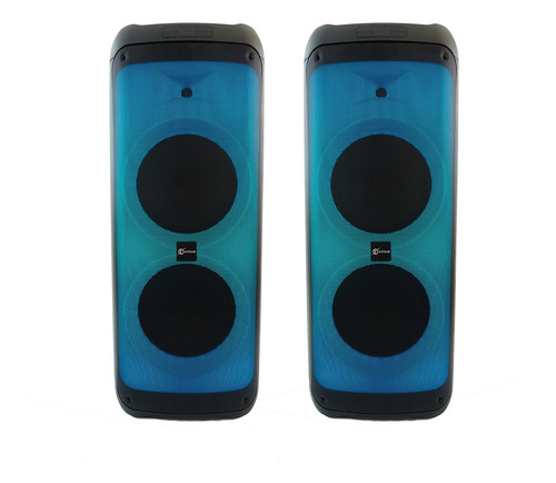 Set X 2 Parlantes De 100w Fiesta Karaoke Bluetooth Xinua