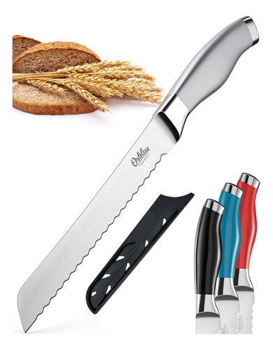Cuchillo Para Pan Con Sierra Para Rebanar Pan Orblue, De Btb