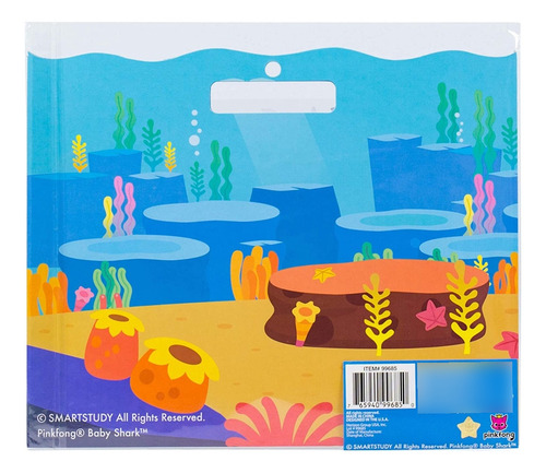 100 Pegatinas Dereutilzables Baby Shark