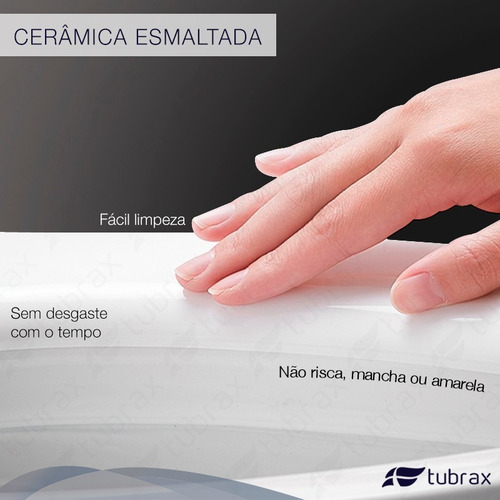 Vaso Sanitário Monobloco Completo - Caixa Acoplada Tubrax