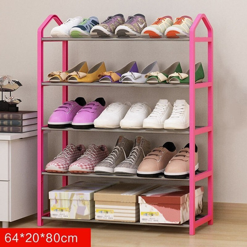 Imagen 4 de 9 de Estante Organizador De Zapatos, Metalico