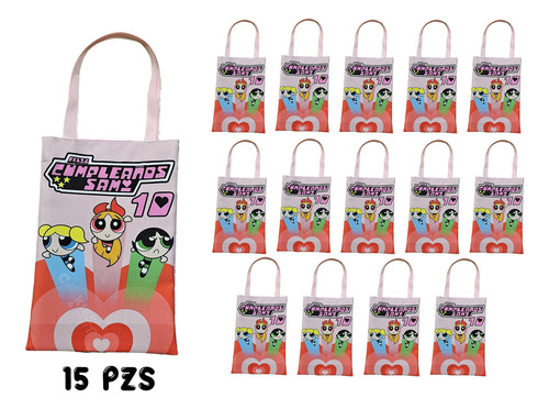 Las Chicas Superpoderosas 15 Dulceros Personalizados