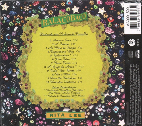 Cd - Rita Lee - Balacobaco