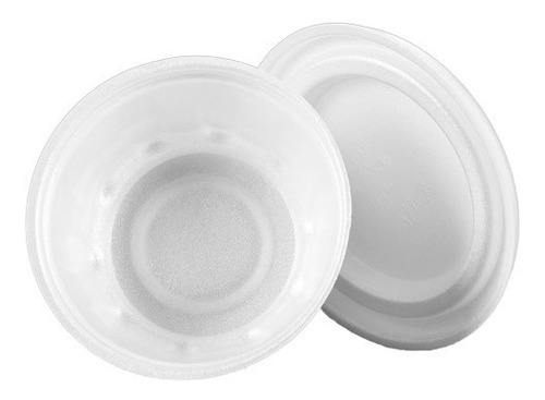 Imagem 5 de 7 de 200un - Cumbuca Isopor 500ml Para Caldos Quentes E Sopa