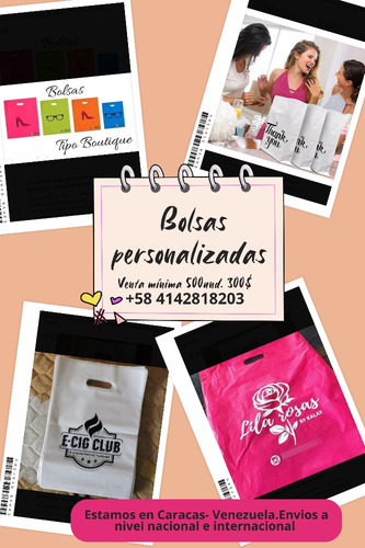  500 Bolsas Plasticas 30×40 En 220 Verdes Ya Personalizadas 