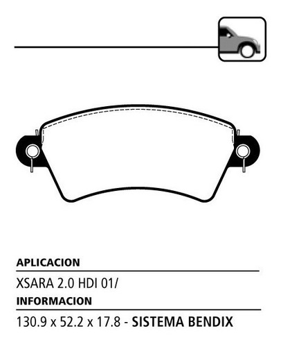 Juego Pastillas De Freno Delans Litton P/ Peogeot 306 90-00