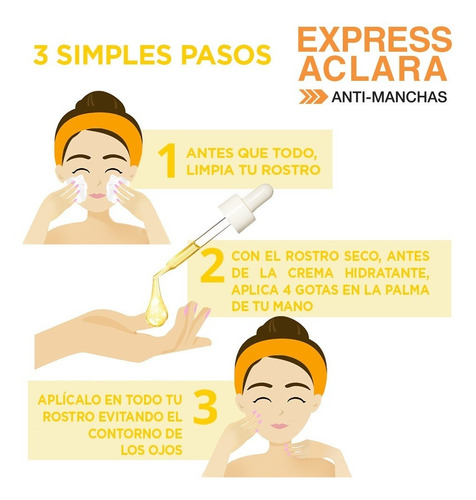 Imagen 6 de 8 de Serum Anti Manchas C/ Vitamina C Garnier Express Aclara 30ml