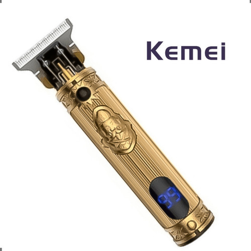 Aparador Elétrico De Pelo Cabelo Bivolt Kemei 700h Dourada +