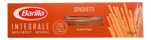 Spaghetti Integral Barilla Italia Pasta Italiana 500g