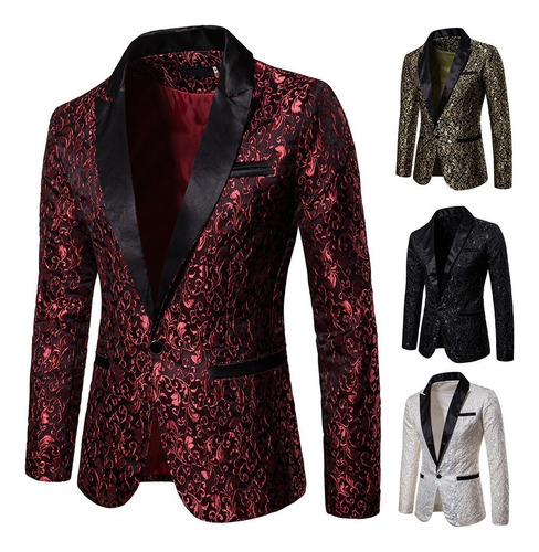 Trajes Blazer Diseño De Moda Jacquard Para Caballeros