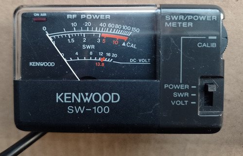 Roimetro Wattimetro Hf/vhf Agujas Kenwood Sw-100 Inplamet (Usado)