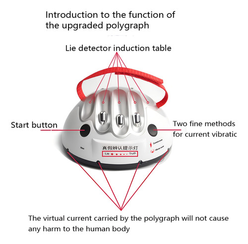 Detector Mentiras Polígrafo Juego De Mesa Choque Eléctrico