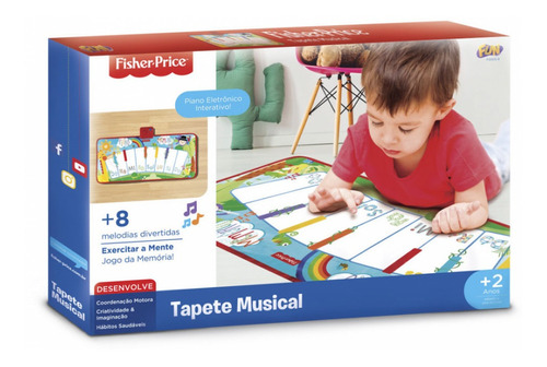 Tapete Infantil Musical De Atividades Da Fisher Price F00059