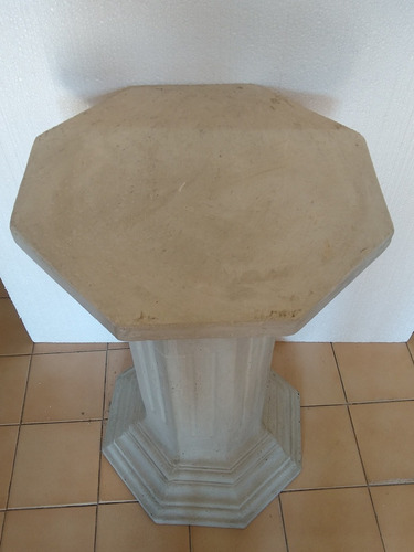 Columna Base Cemento Octogonal