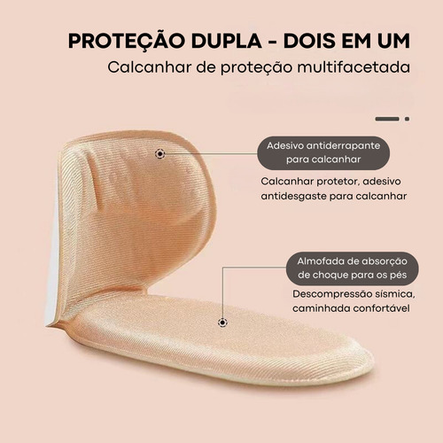 Par Protetor De Calcanhar Almofada Ajuste De Sapato Grande