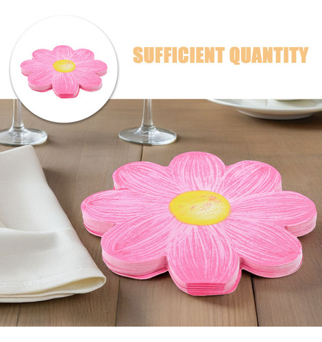 Servilletas De Flores De 320 Hojas: Servilletas De Fiesta, D
