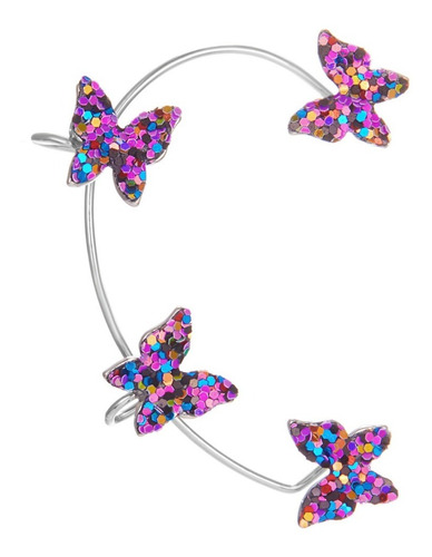 Zarcillo Ear Cuff Mariposa Elegante Derecho