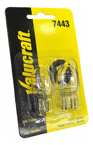 Set 2x Focos Halógeno Valucraft Eiko T20 12v 7443 25/5.5w